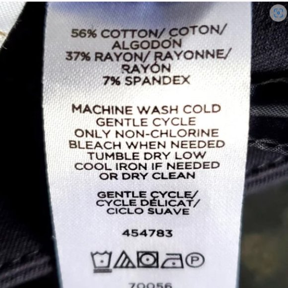 Ann Taylor midnight blue curvy crop pants, 4 - Picture 9 of 12